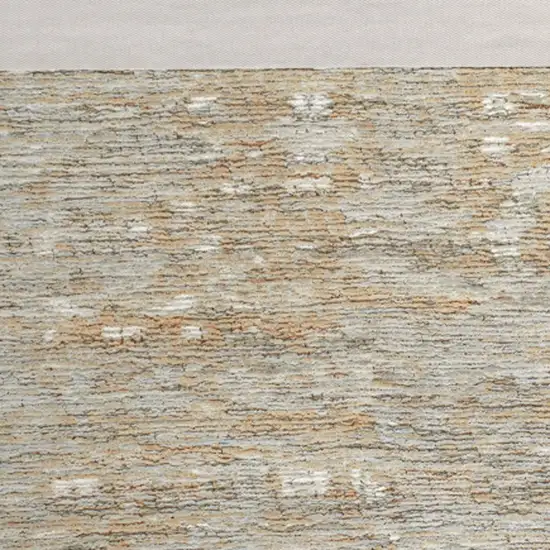 Gray Green And Brown Tribal Washable Area Rug With UV Protection Photo 5