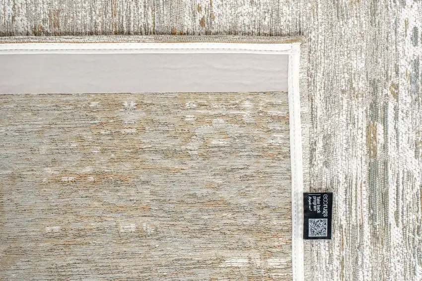 Gray Green And Brown Tribal Washable Area Rug With UV Protection Photo 5