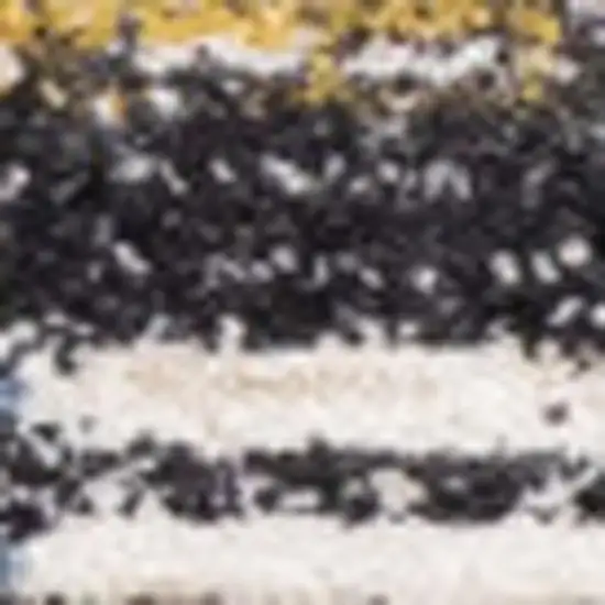 Gray Green And Ivory Abstract Area Rug Photo 4