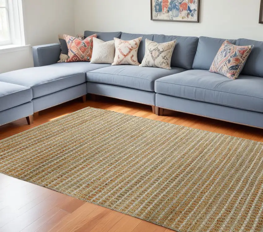 Natural Hand Woven Area Rug Photo 2
