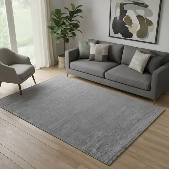 Gray Hand Woven Area Rug Photo 1