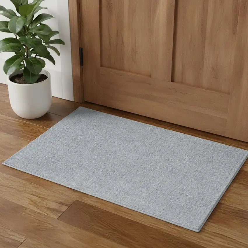 Gray Hand Woven Area Rug Photo 1