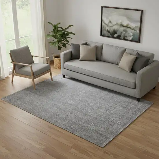Gray Hand Woven Area Rug Photo 1