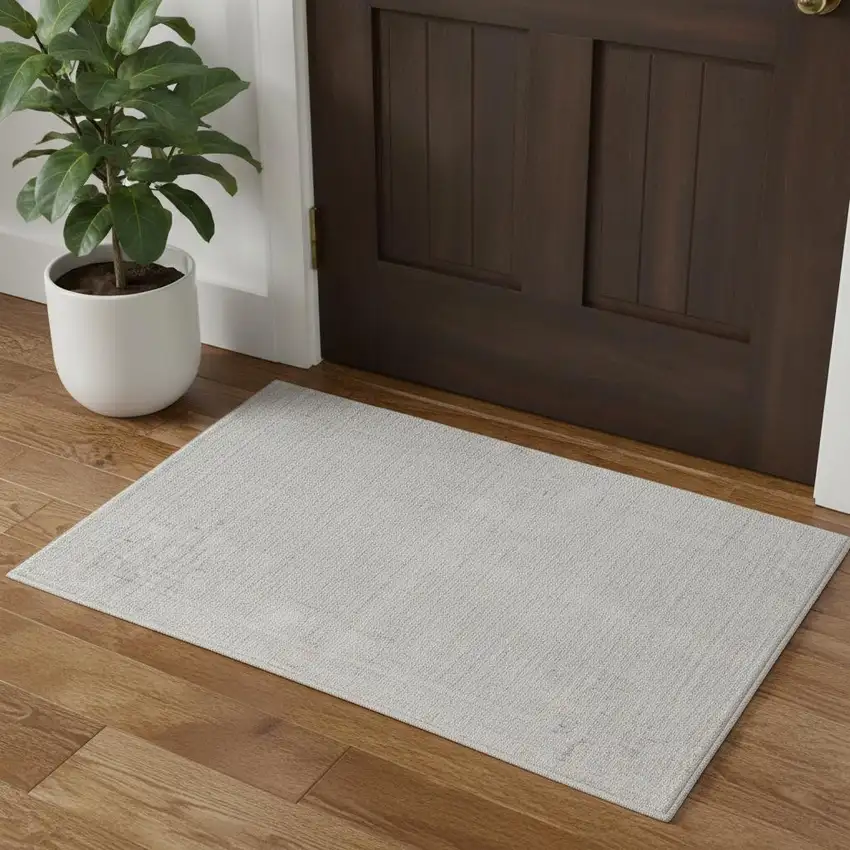 Gray Hand Woven Area Rug Photo 1