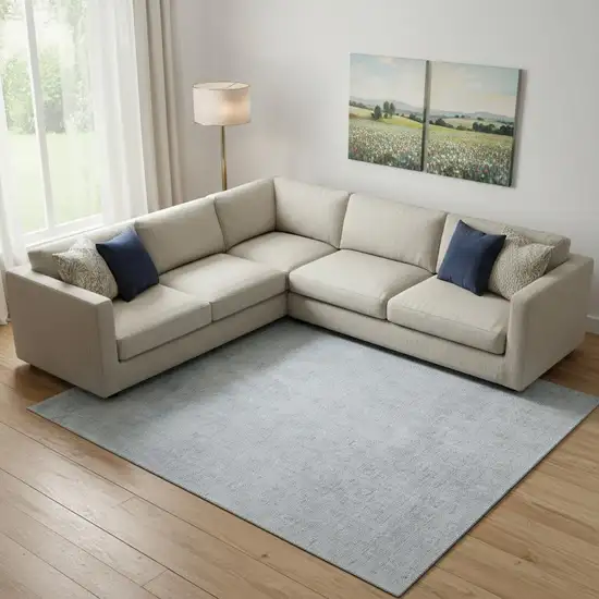 Gray Hand Woven Area Rug Photo 1