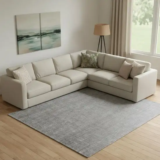 Gray Hand Woven Area Rug Photo 1