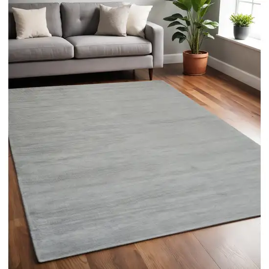 Gray Hand Woven Area Rug Photo 1
