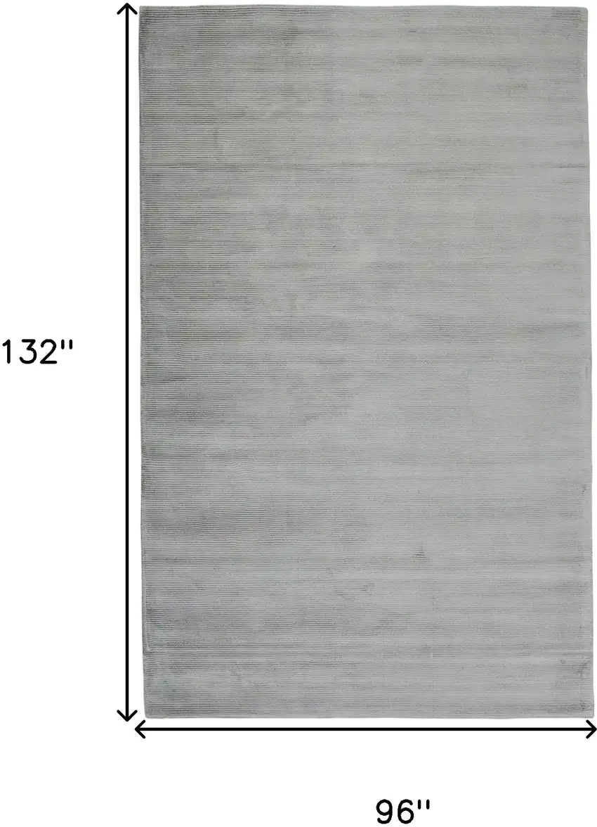 Gray Hand Woven Area Rug Photo 7
