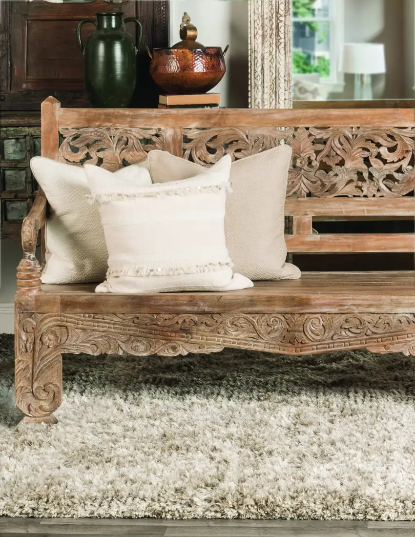 Gray Hand Woven Area Rug Photo 4
