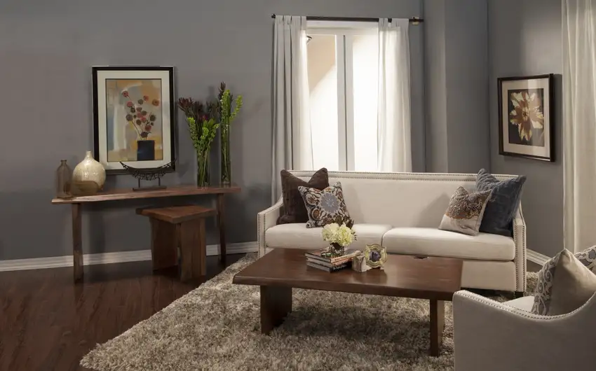 Gray Hand Woven Area Rug Photo 6