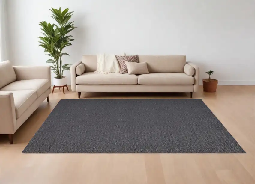 Gray Hand Woven Area Rug Photo 1