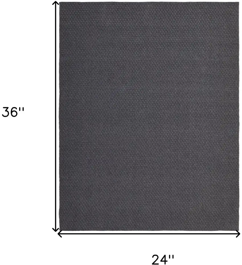 Gray Hand Woven Area Rug Photo 3