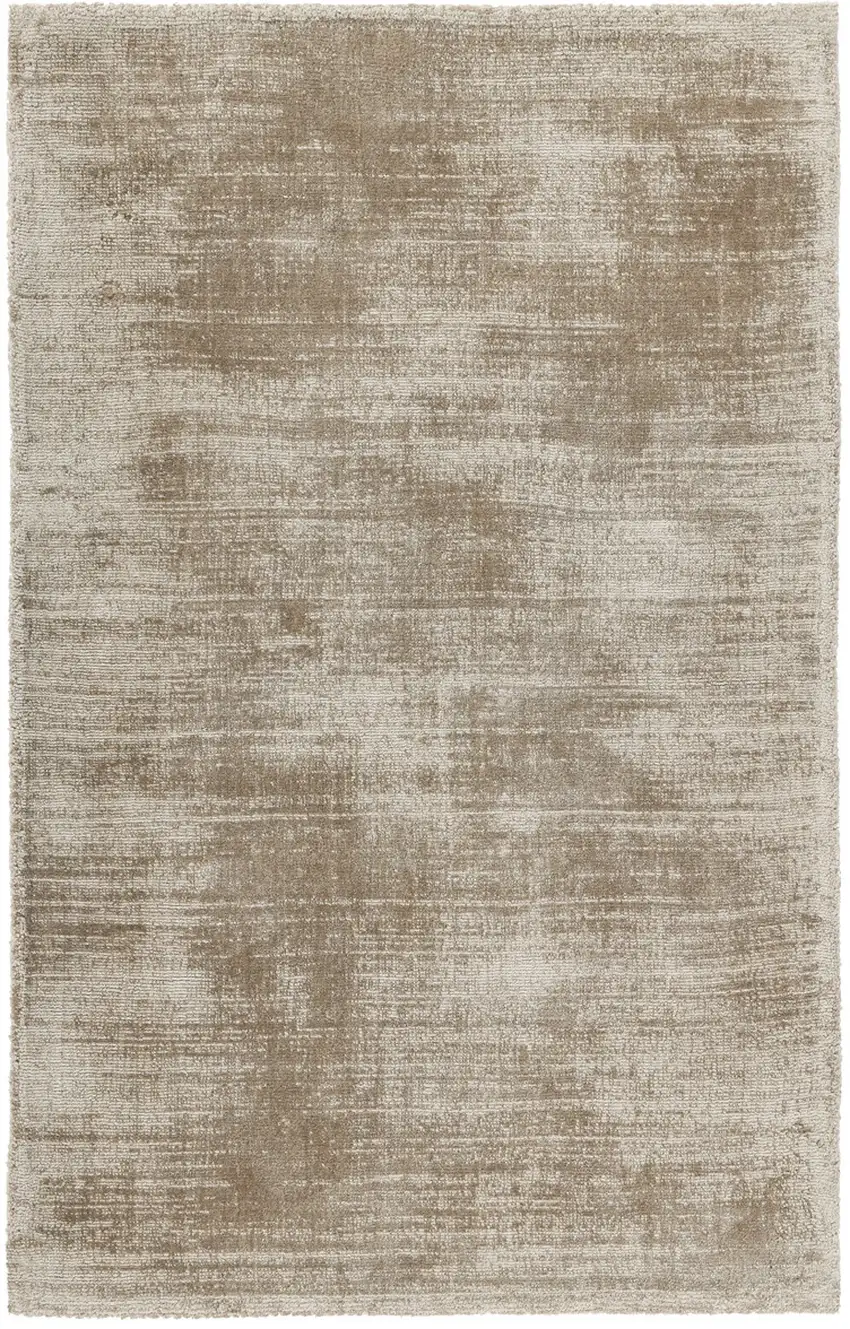 Gray Hand Woven Distressed Area Rug Photo 1