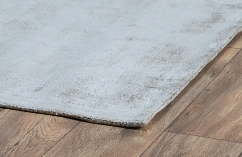 Gray Hand Woven Distressed Area Rug Photo 4