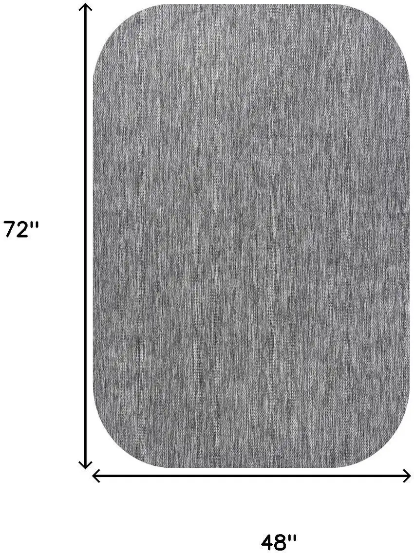 Gray Indoor Outdoor Area Rug Photo 9