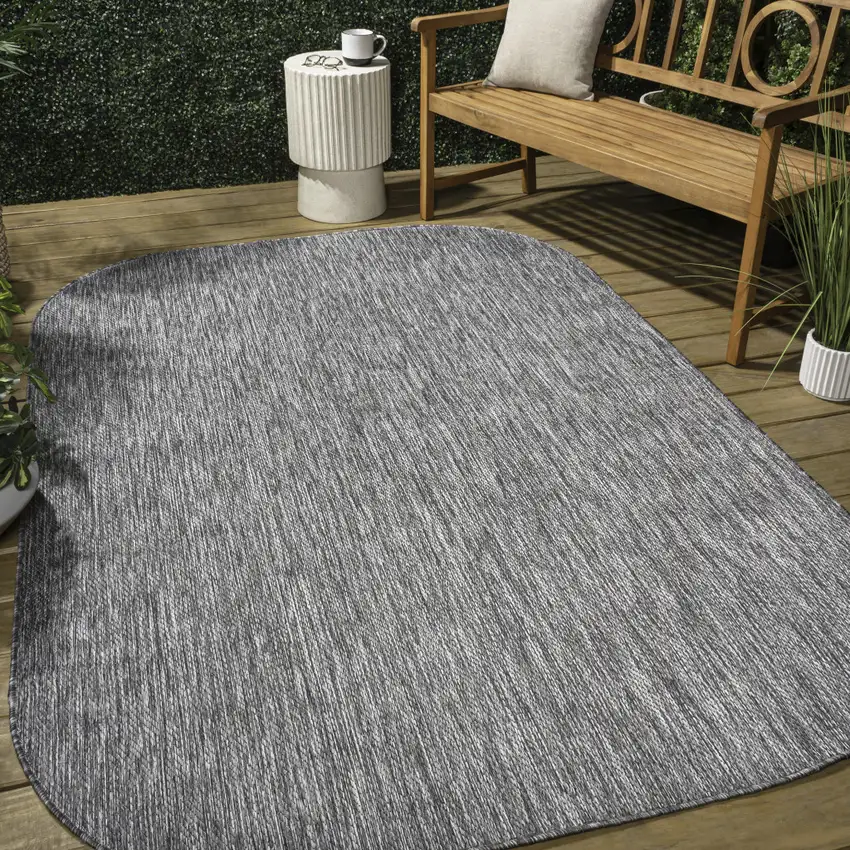 Gray Indoor Outdoor Area Rug Photo 6