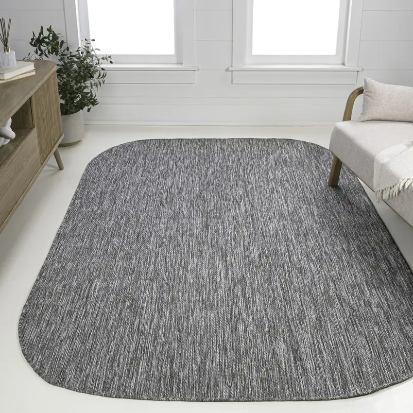 Gray Indoor Outdoor Area Rug Photo 3