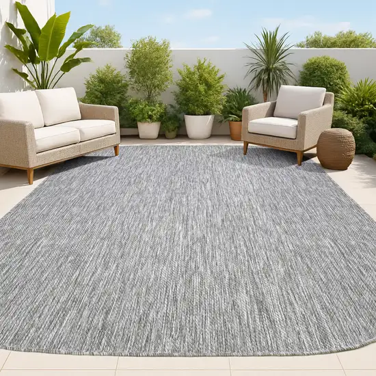 Gray Indoor Outdoor Area Rug Photo 3