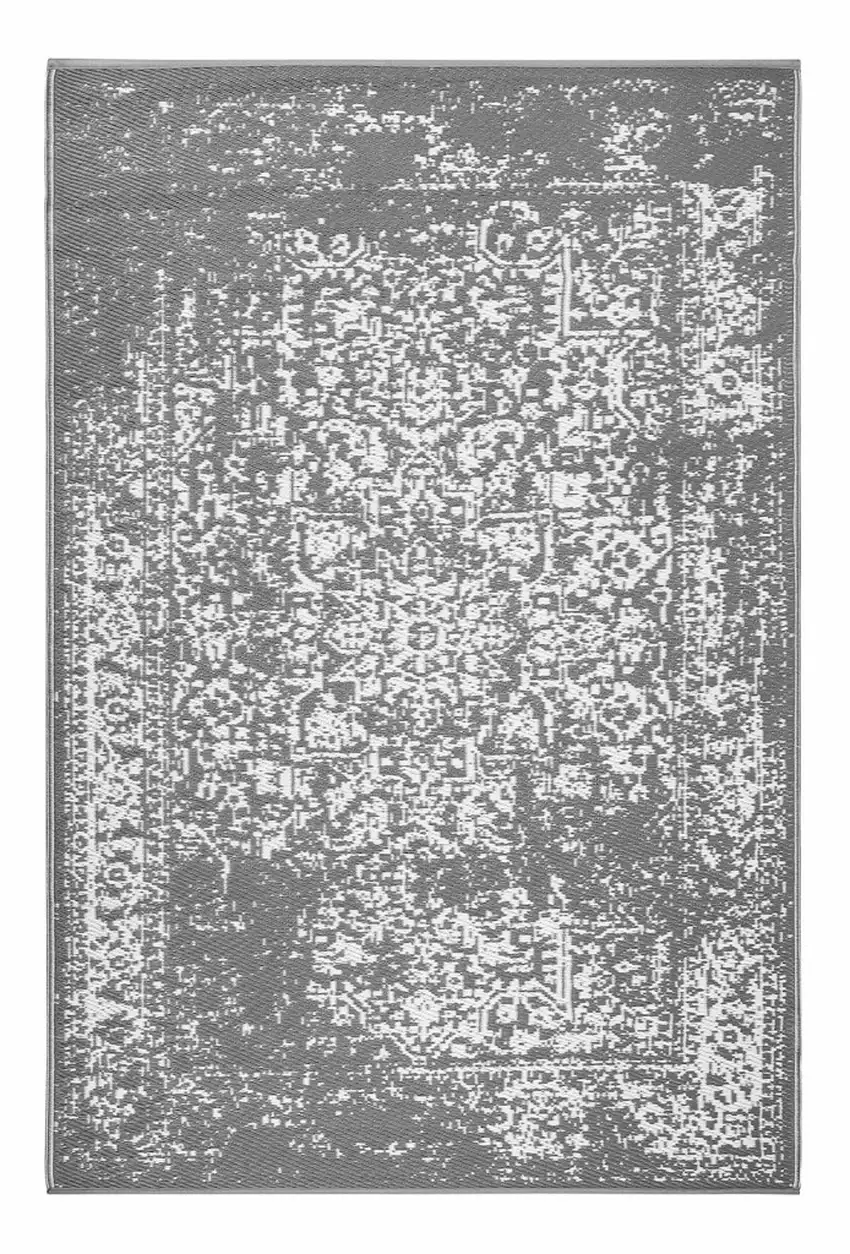 Gray Indoor Outdoor Area Rug Photo 5