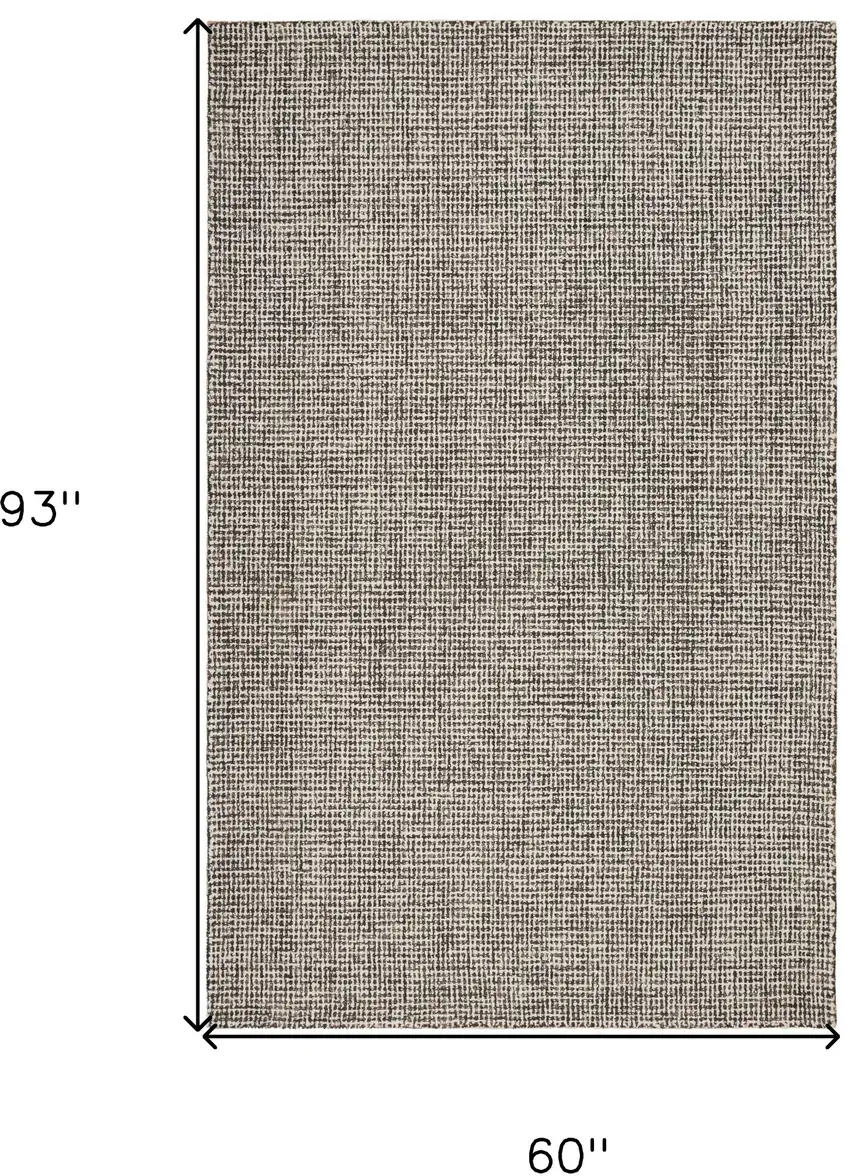 Gray Wool Handmade Area Rug Photo 3