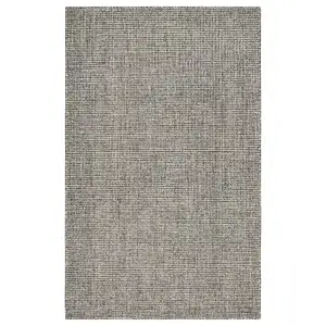 Photo of Gray Interwoven Maze Area Rug