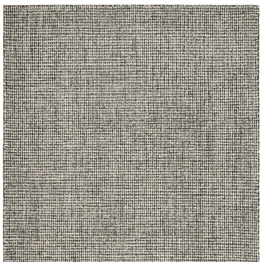 Gray Wool Handmade Area Rug Photo 5
