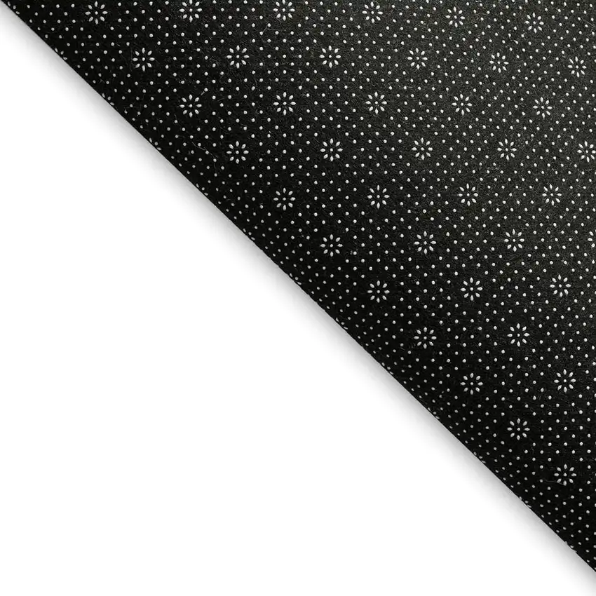 Gray Ivory And Charcoal Polka Dot Washable Area Rug With UV Protection Photo 3