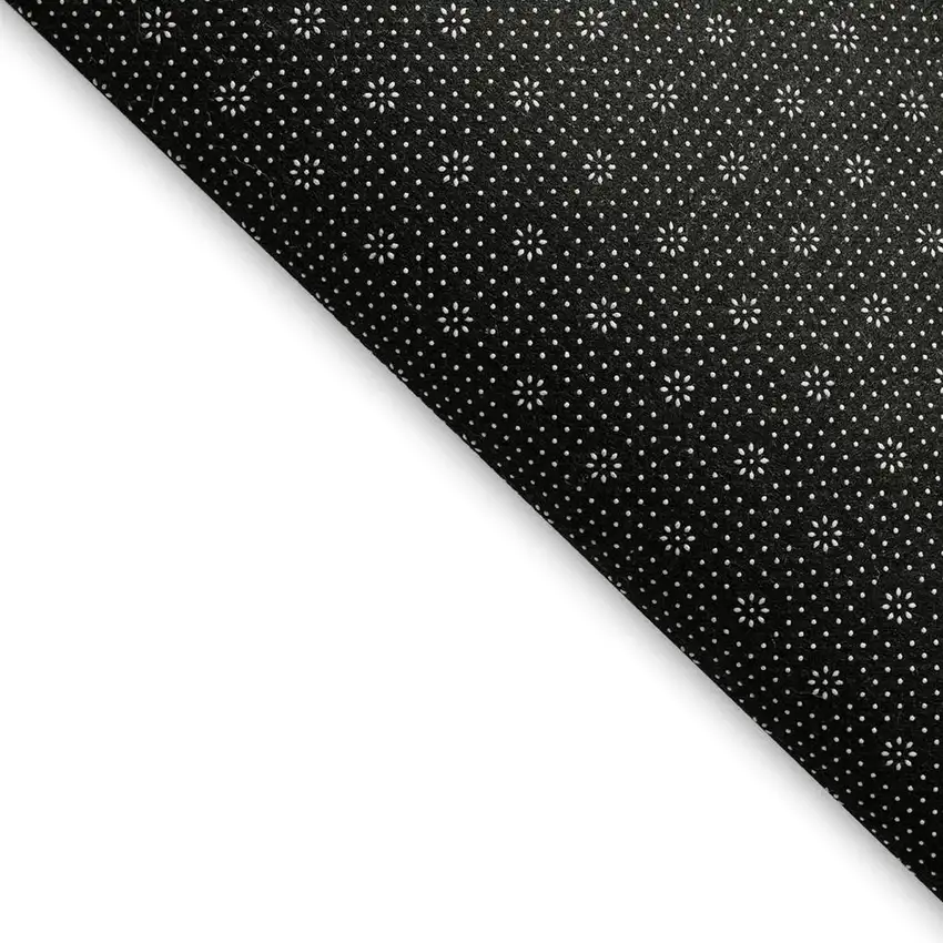 Gray Ivory And Charcoal Polka Dot Washable Area Rug With UV Protection Photo 3