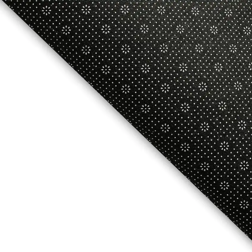 Gray Ivory And Charcoal Polka Dot Washable Area Rug With UV Protection Photo 3