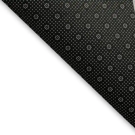 Gray Ivory And Charcoal Polka Dot Washable Area Rug With UV Protection Photo 3