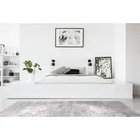 Photo of Gray Ivory And Taupe Abstract Distressed Area Rug With Fringe
