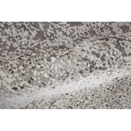 Gray Ivory And Taupe Ombre Hand Woven Area Rug Photo 6