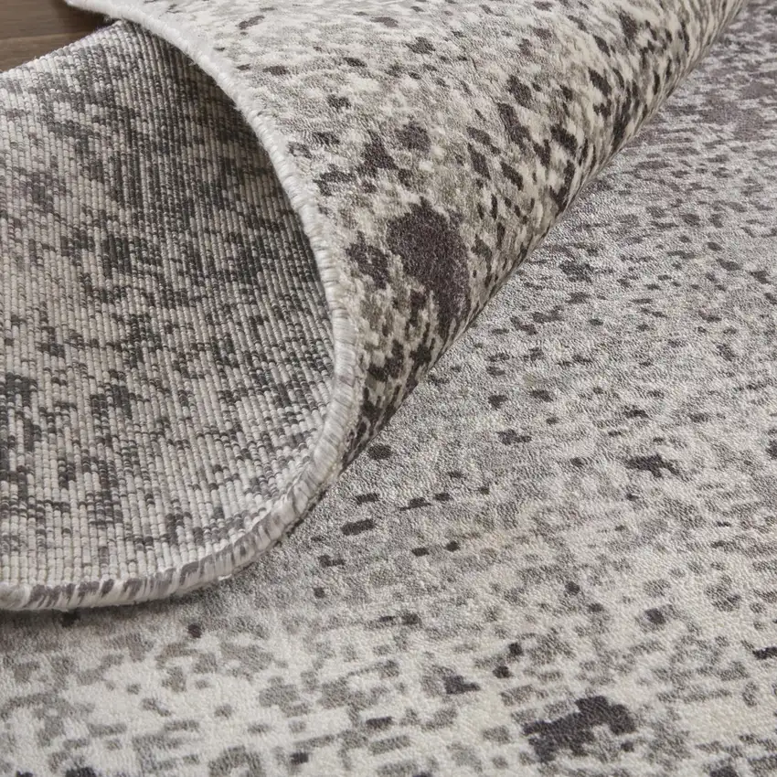 Gray Ivory And Taupe Ombre Hand Woven Area Rug Photo 2