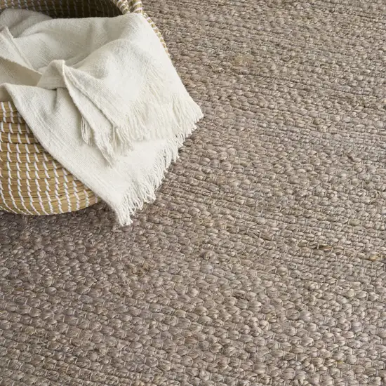 Gray Jute Hand Woven Area Rug Photo 6