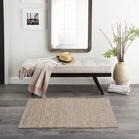Gray Jute Hand Woven Area Rug Photo 6