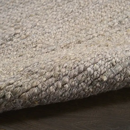 Gray Jute Hand Woven Area Rug Photo 8