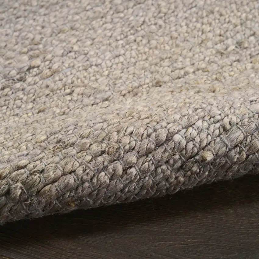 Gray Jute Hand Woven Area Rug Photo 8