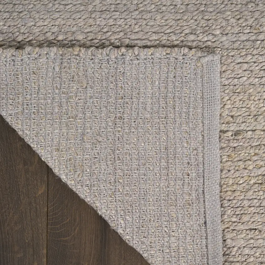 Gray Jute Hand Woven Area Rug Photo 9