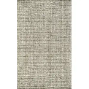 Photo of Gray Jute Handmade Area Rug