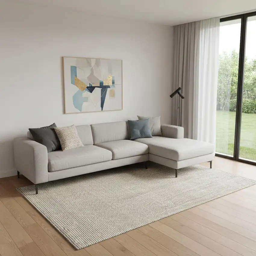 Gray Jute Handmade Area Rug Photo 2