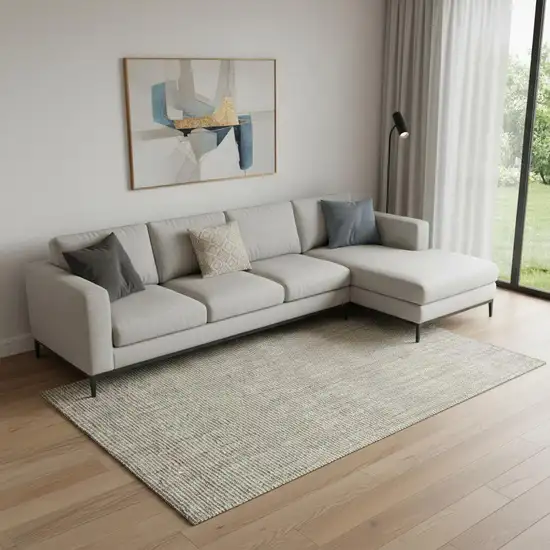 Gray Jute Handmade Area Rug Photo 2