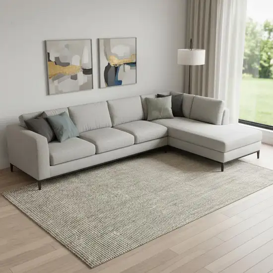 Gray Jute Handmade Area Rug Photo 2