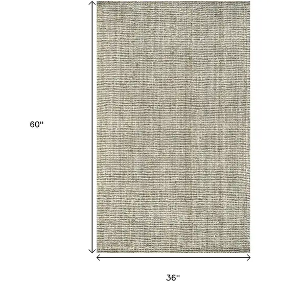 Gray Jute Handmade Area Rug Photo 7