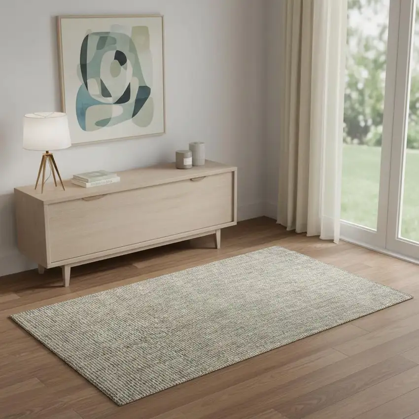 Gray Jute Handmade Area Rug Photo 2