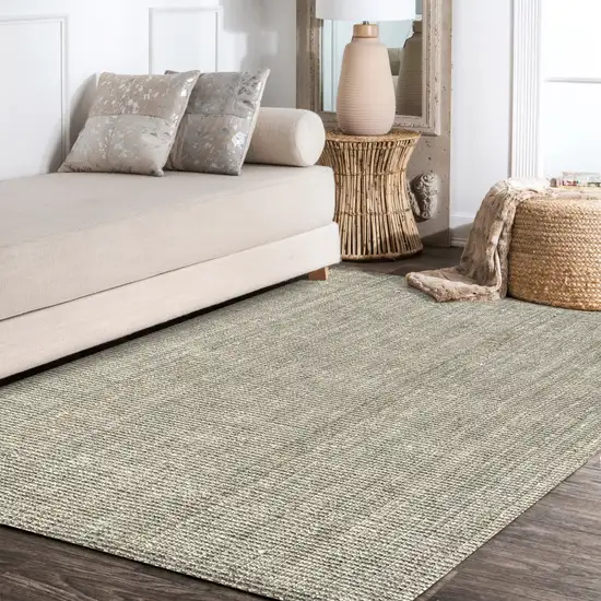 Gray Jute Handmade Area Rug Photo 6