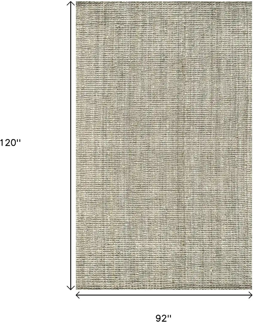 Gray Jute Handmade Area Rug Photo 7
