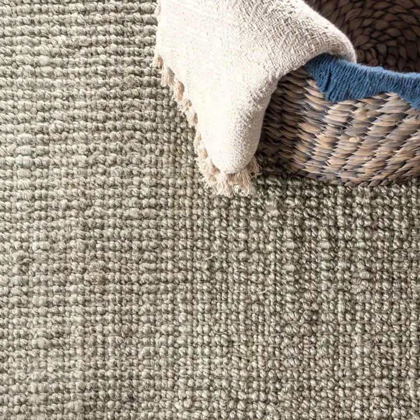 Gray Jute Handmade Area Rug Photo 5