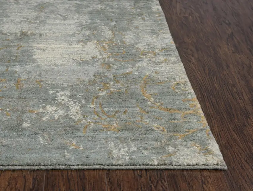 Gray Light Gray Beige And Ivory New Zealand Lambs Wool Trellis Hand Carved Handmade Area Rug Photo 2