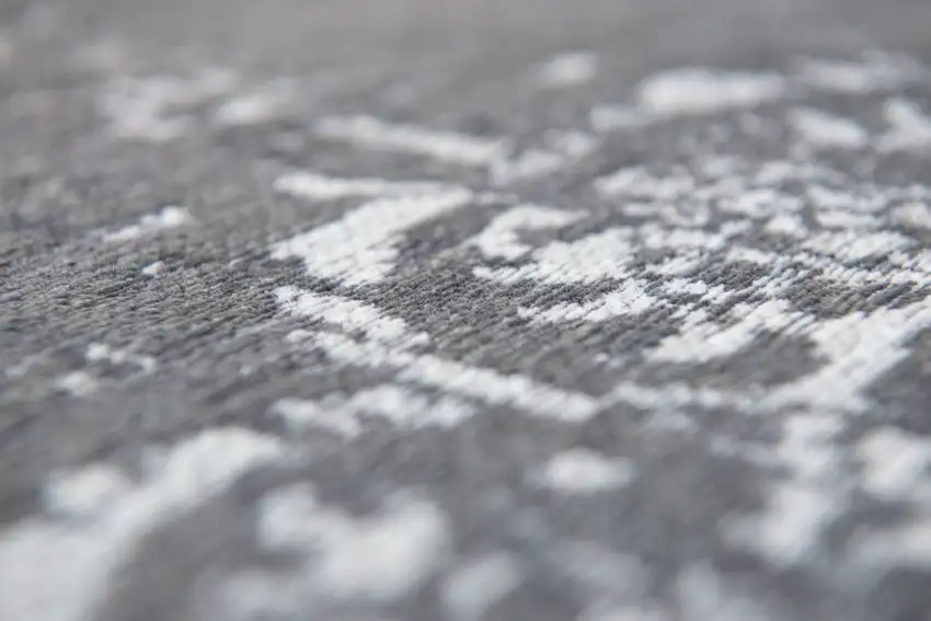 Gray Medallion Non Skid Area Rug Photo 8