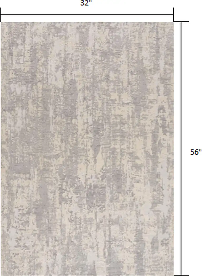 Gray Metro Modern Abstract Area Rug Photo 1